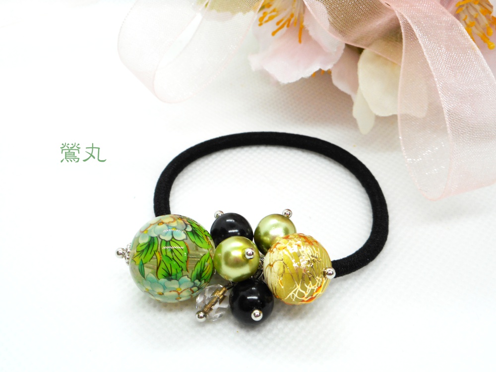 【刀剣乱舞】和風ヘアゴム改