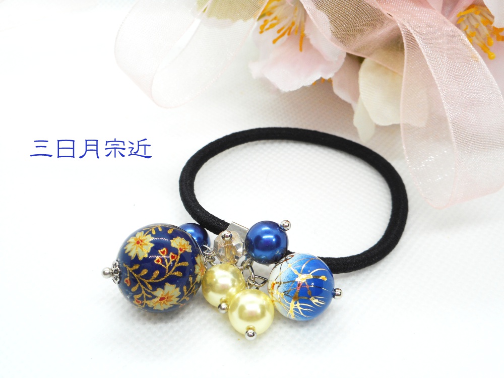 【刀剣乱舞】和風ヘアゴム改