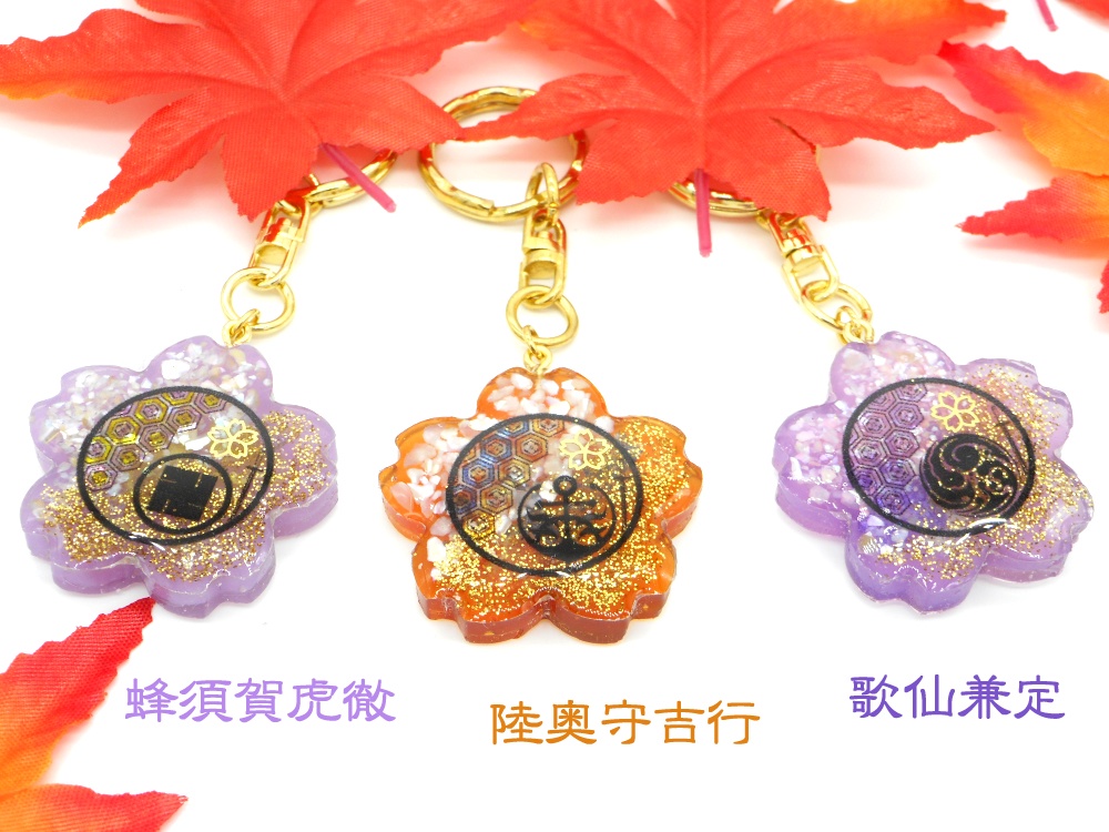 【刀剣乱舞】刀剣男士桜キーホルダー弐