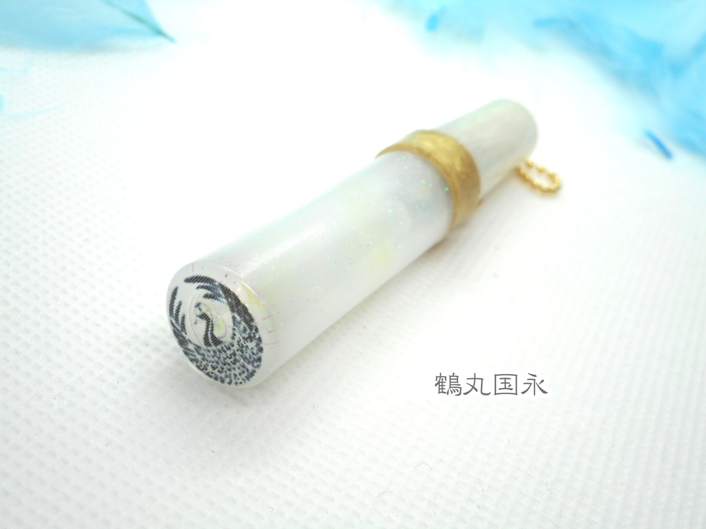 光る!ペンライト風キーチャーム(台座つき)