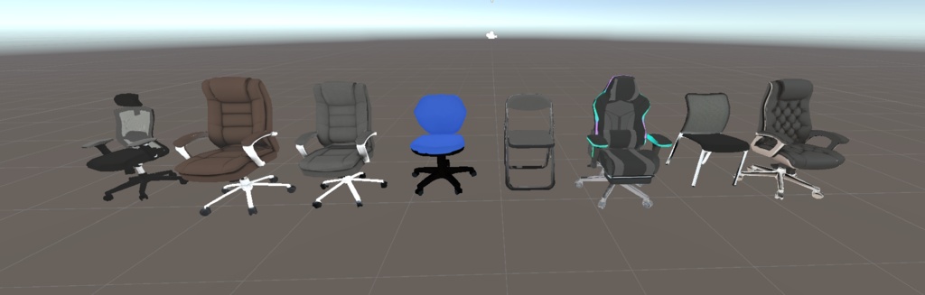 オフィスチェアの3Dモデル