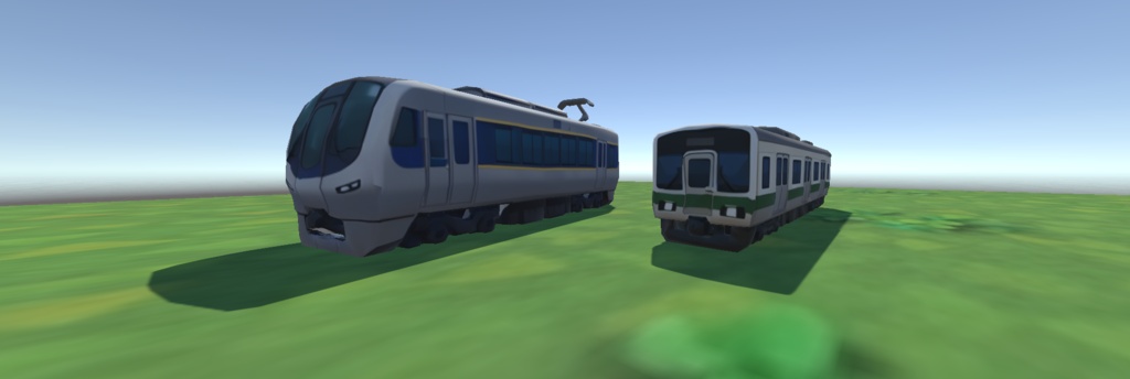 【3Dモデル】きんだいてきな電車