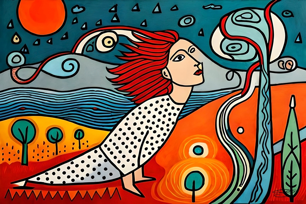 Emergence of humans, Limited Edition Digital Art, Signed by Kay Uwe Rott