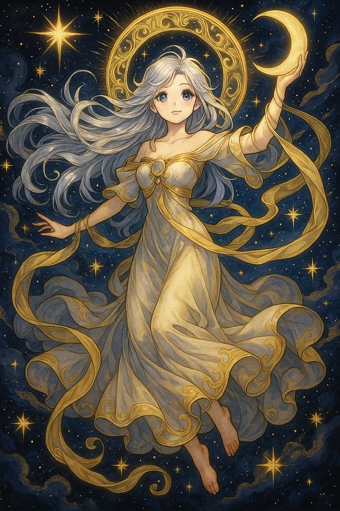 Whispers of the Celestial Garden, Limited Edition Digital Art, Signed by Kay Uwe Rott