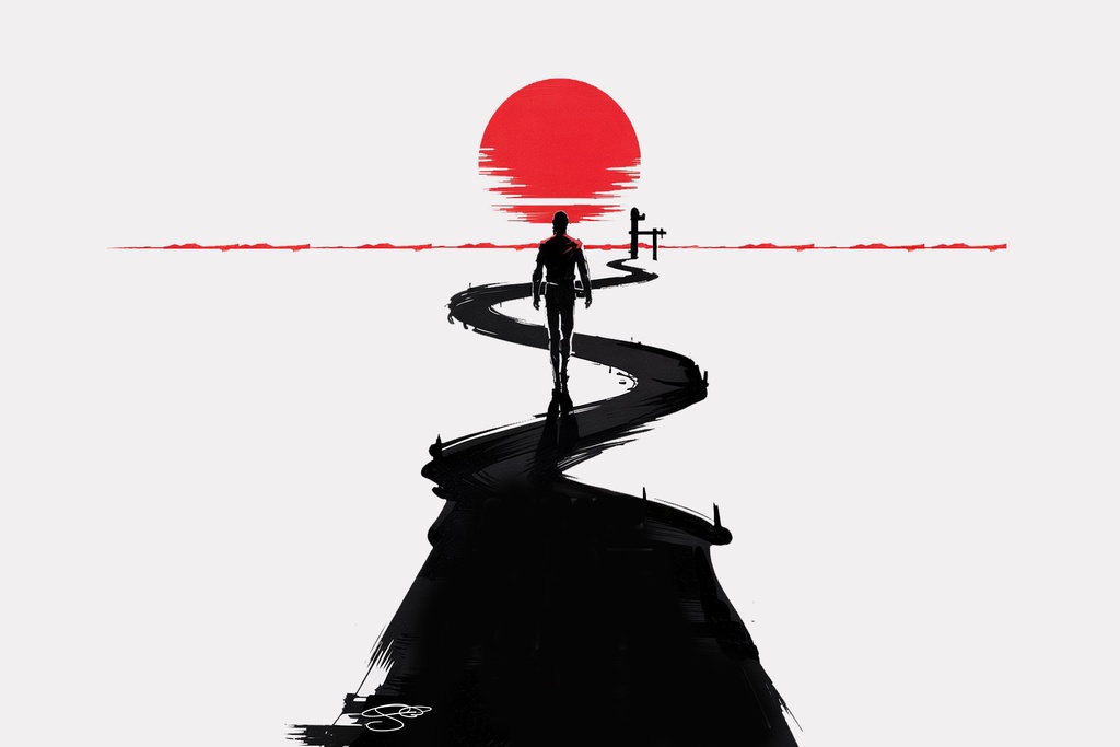 The Way 1112, Limited Edition Digital Art, Signed by Kay Uwe Rott