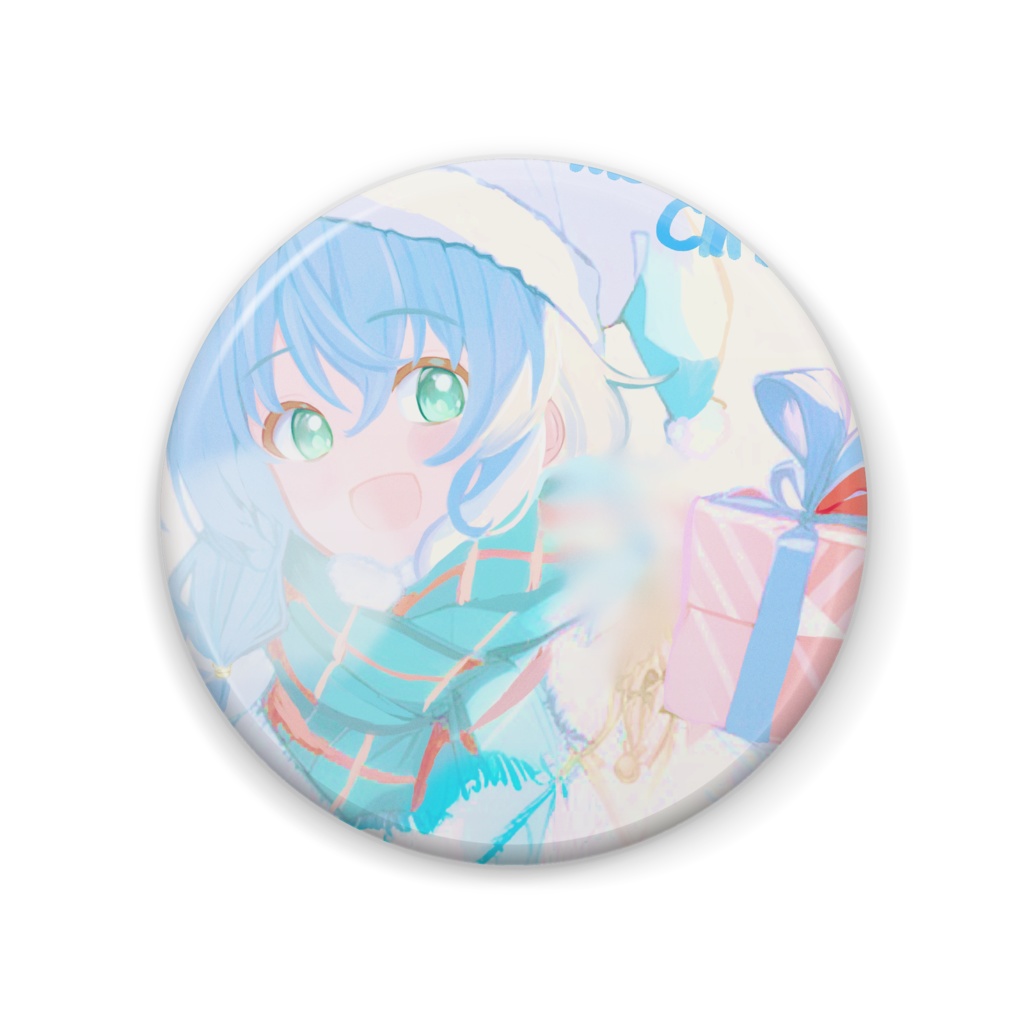 くりすますつきやさん缶バッチ