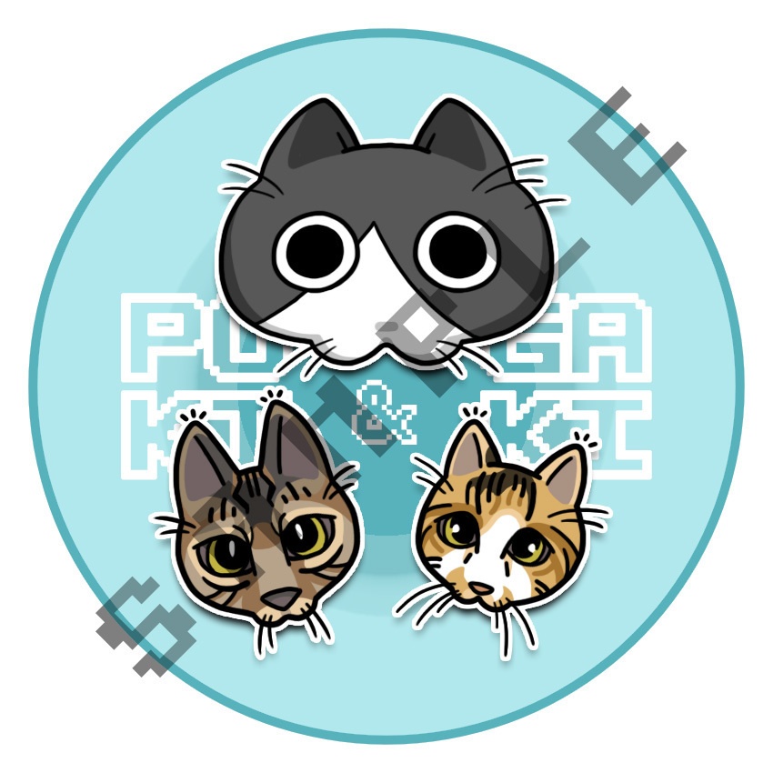 【缶バッジ】ポキ＆ガキ