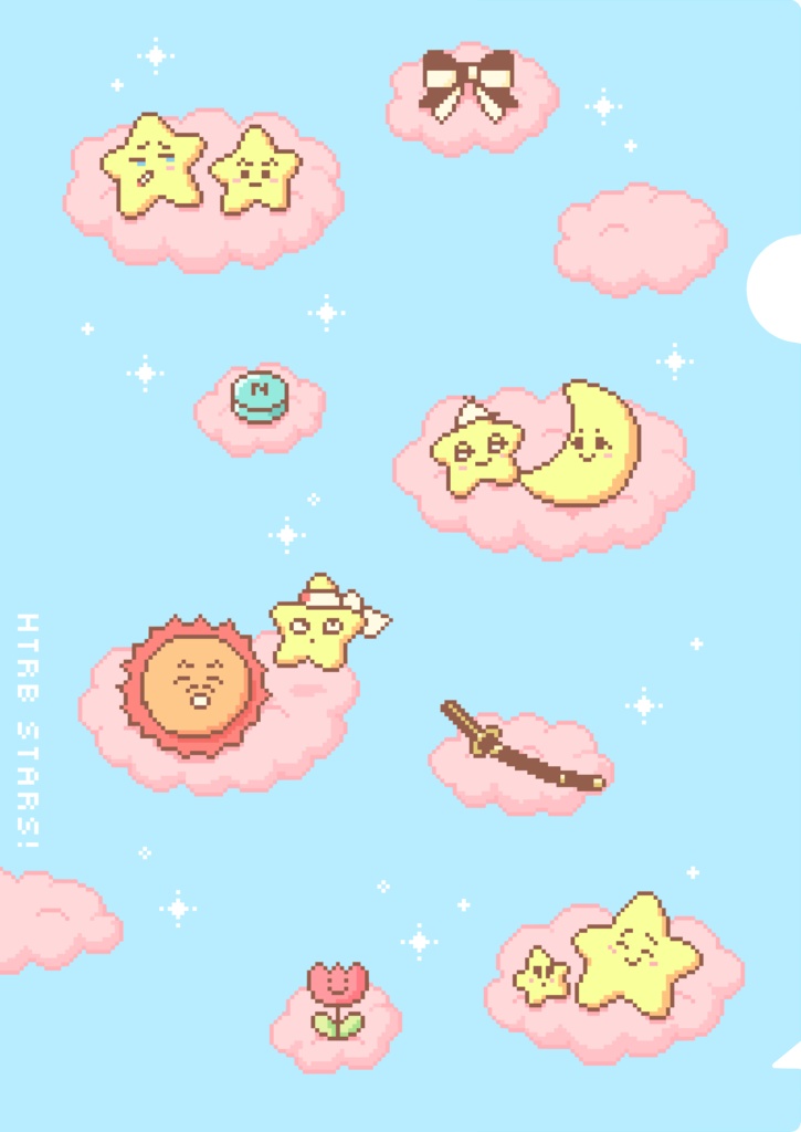 ホログラムクリアファイル（stars）