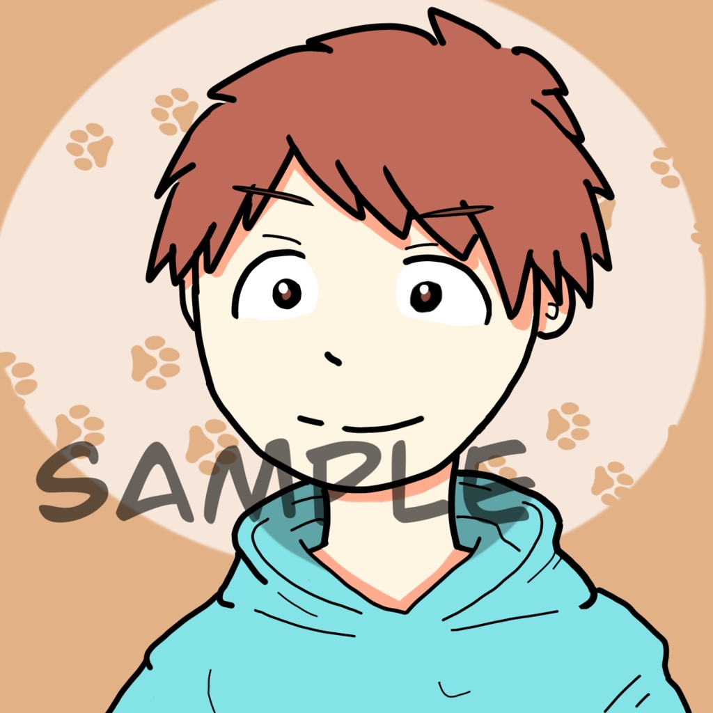 【制作動画付き】優しい印象を与えるアイコン描きます!