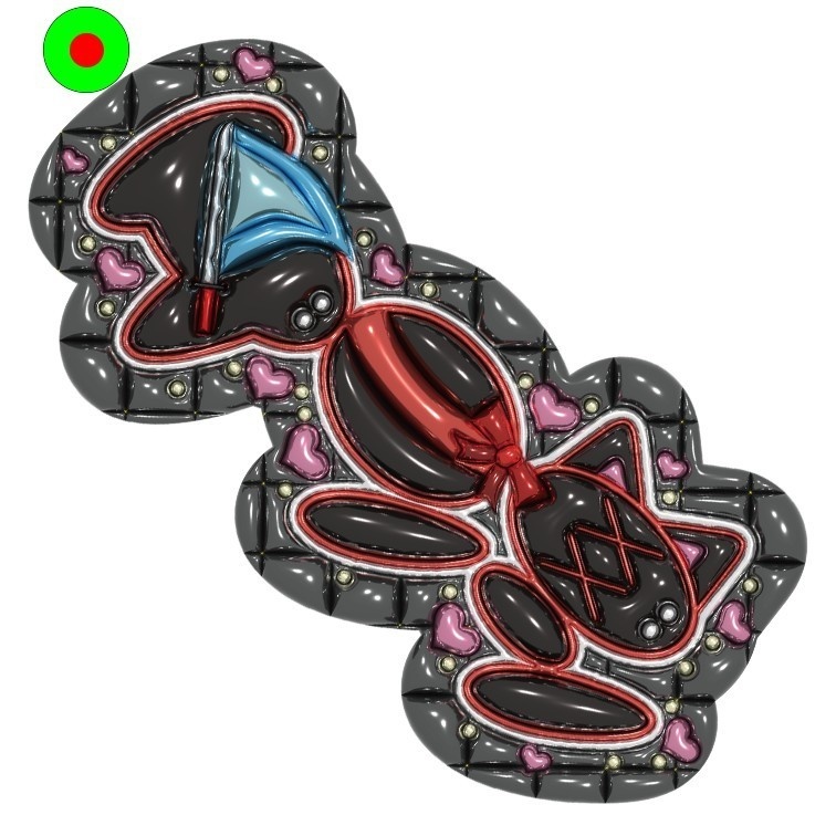 MKぷっくり文字キーホルダー色々