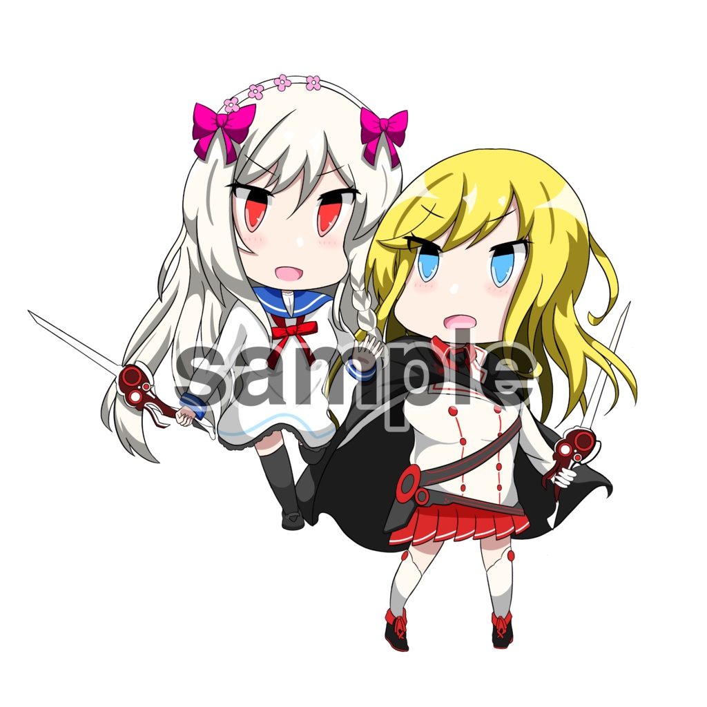 御形アリシアナ×MIR-202アルテミス・レナ　でかアクリルキーホルダー 