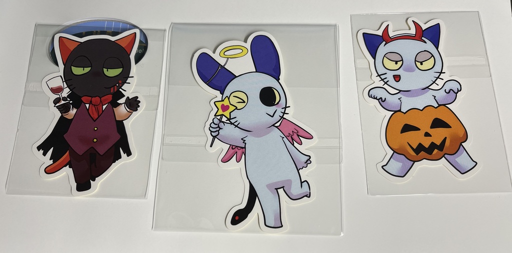 ティーチくんたちハロウィンステッカー