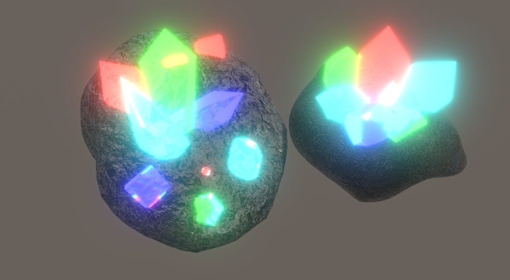 光る魔鉱石