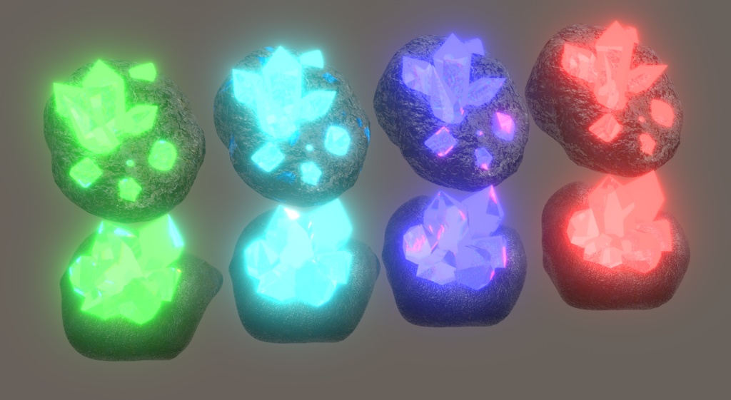 光る魔鉱石