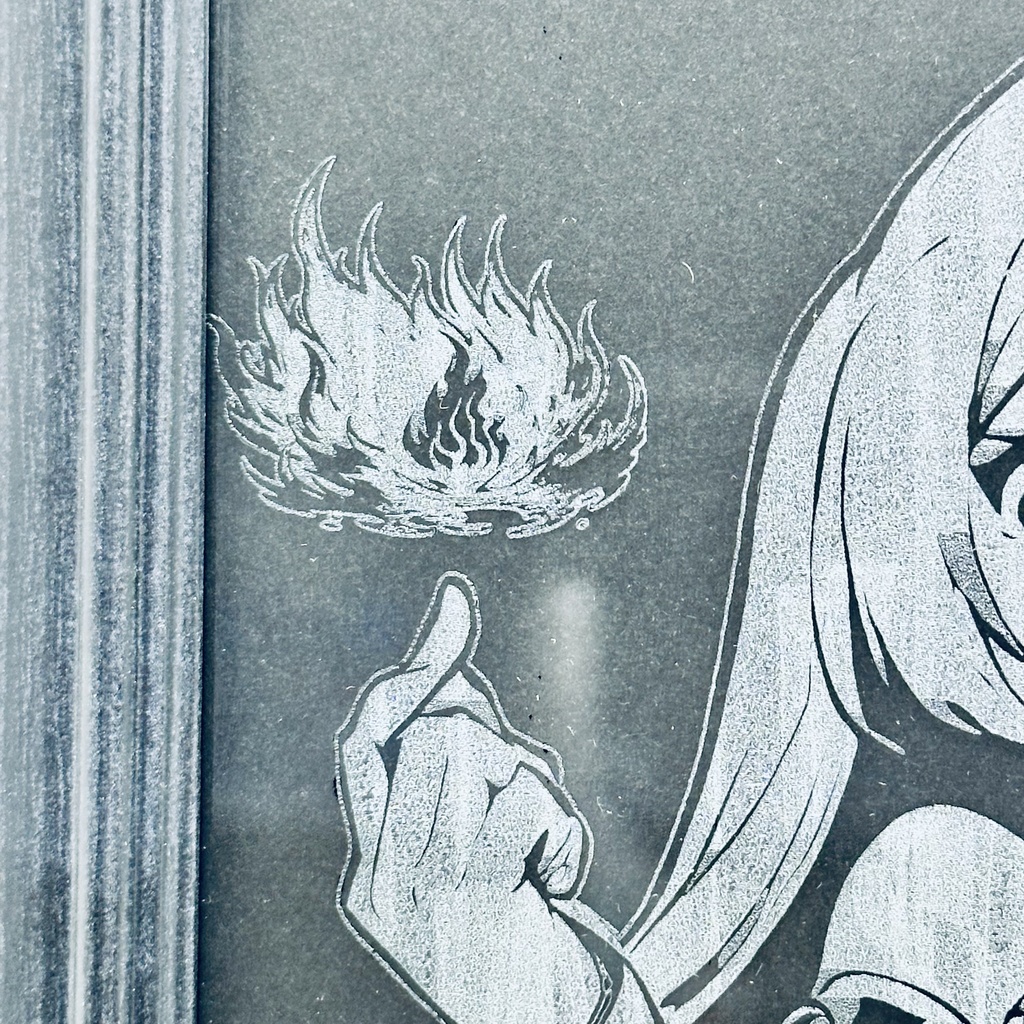 ガラス彫刻 イリシア