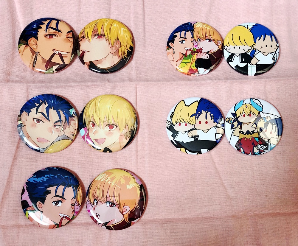 ないしょ缶バッジ