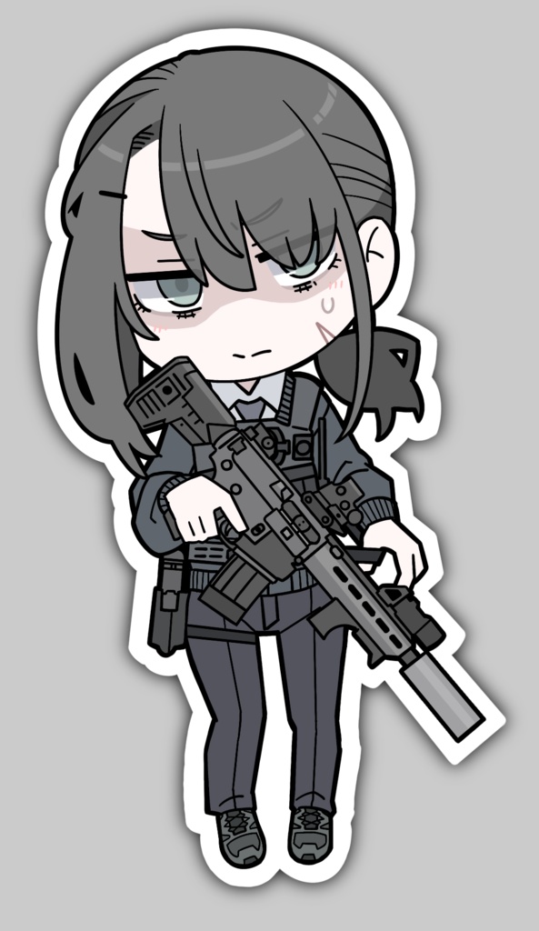 うちのこステッカー　我妻リタ