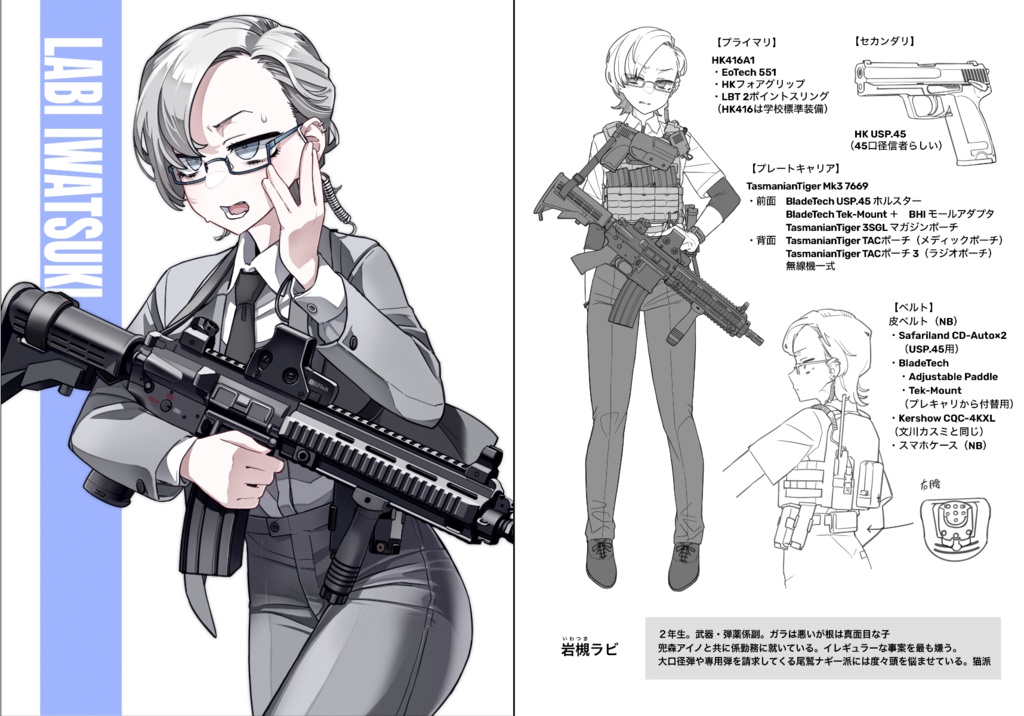 ARMED GIRL’S WEAPONS,TOOLS AND EQUIPMENT Vol.2