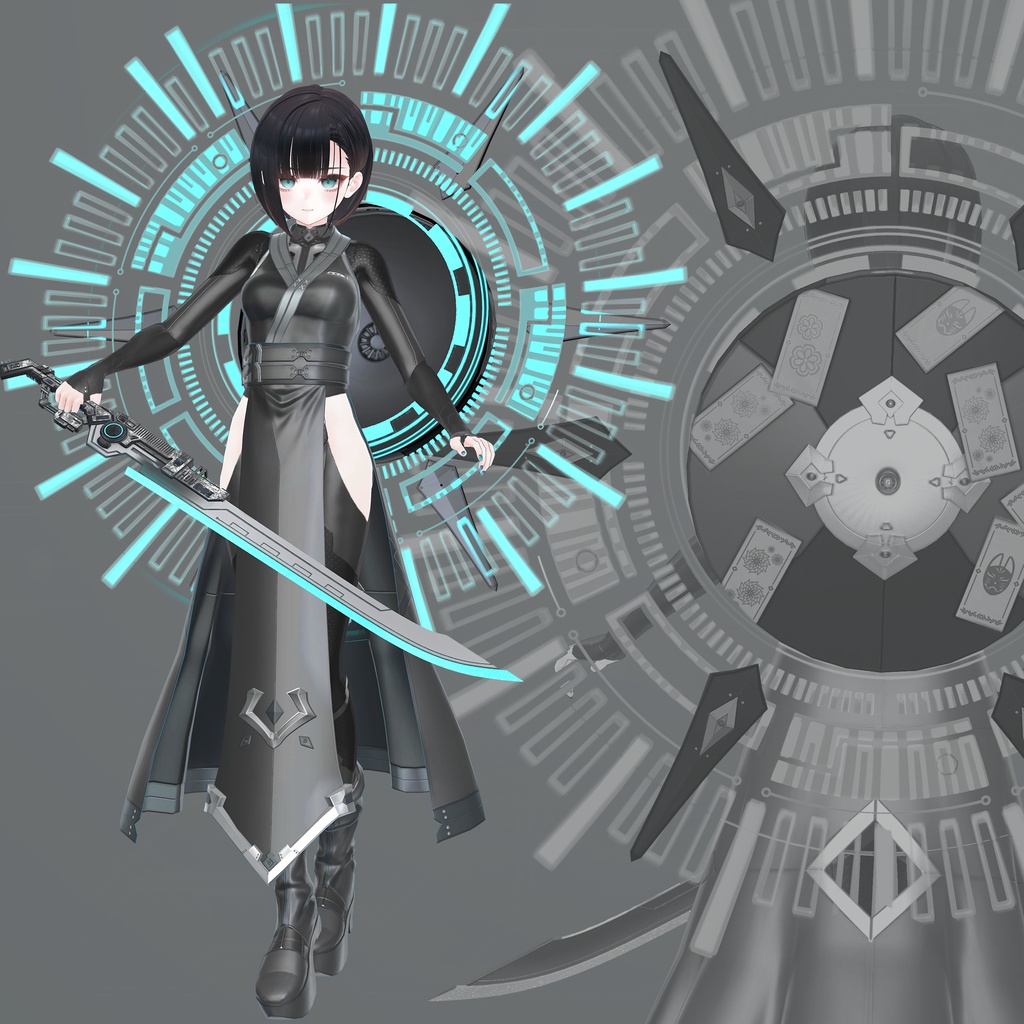 Original 3D model【華夜 -Kaya-】