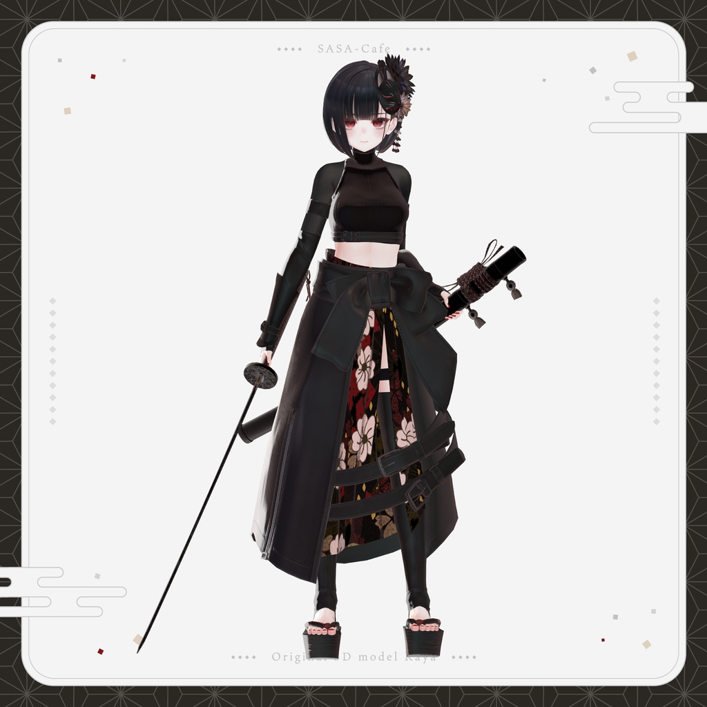 Original 3D model【華夜 -Kaya-】