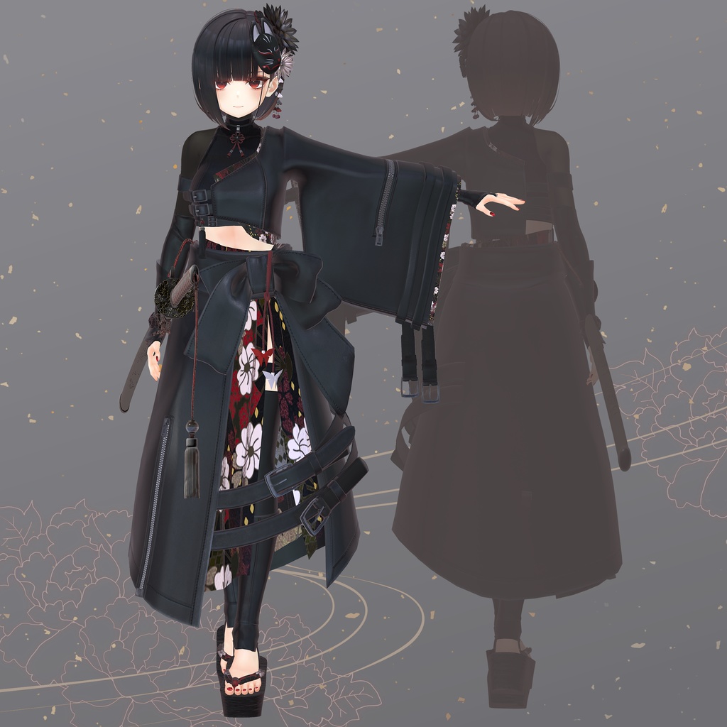 Original 3D model【華夜 -Kaya-】