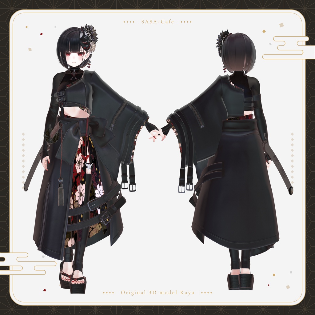 Original 3D model【華夜 -Kaya-】