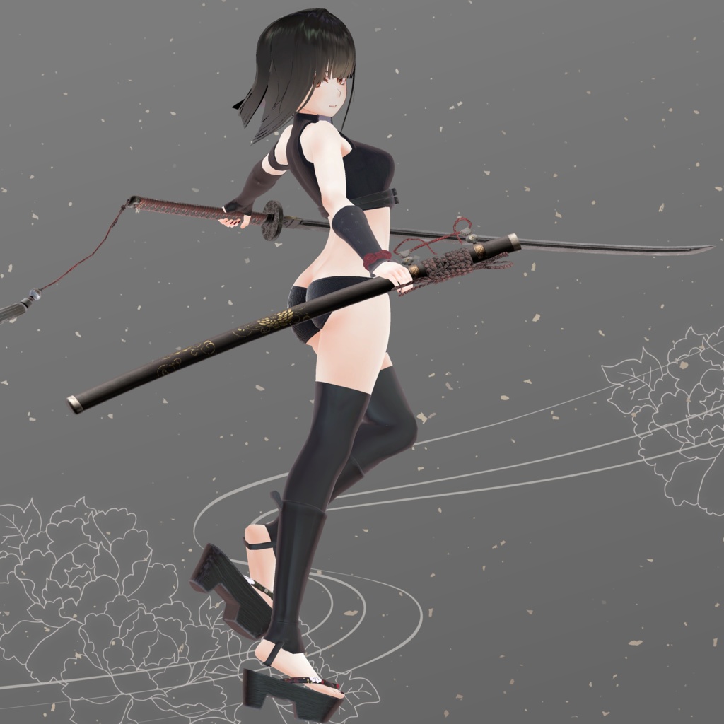 Original 3D model【華夜 -Kaya-】