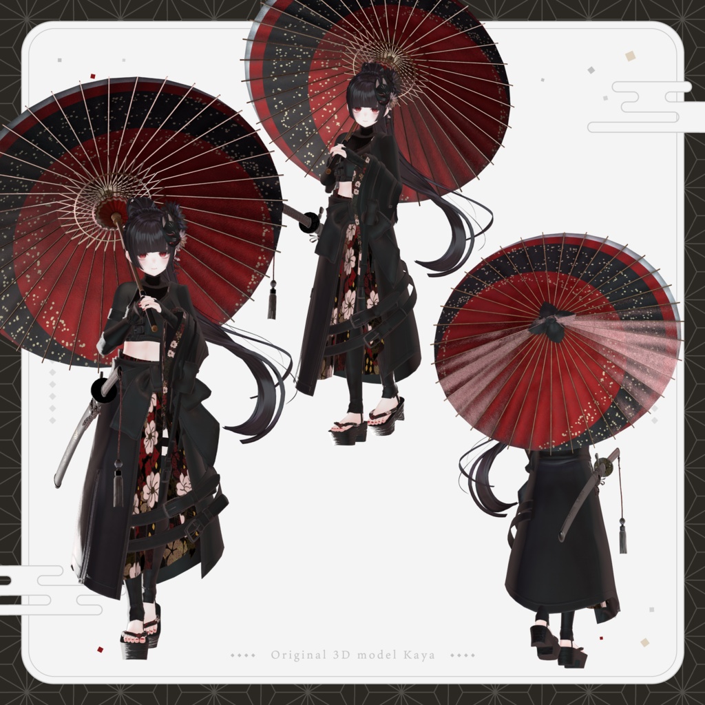 Original 3D model【華夜 -Kaya-】