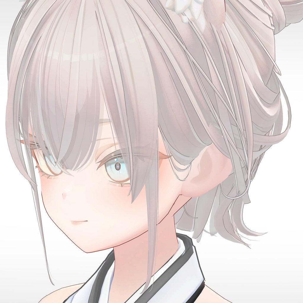 オリジナル3Dモデル「椿姫 -Tsubaki-」