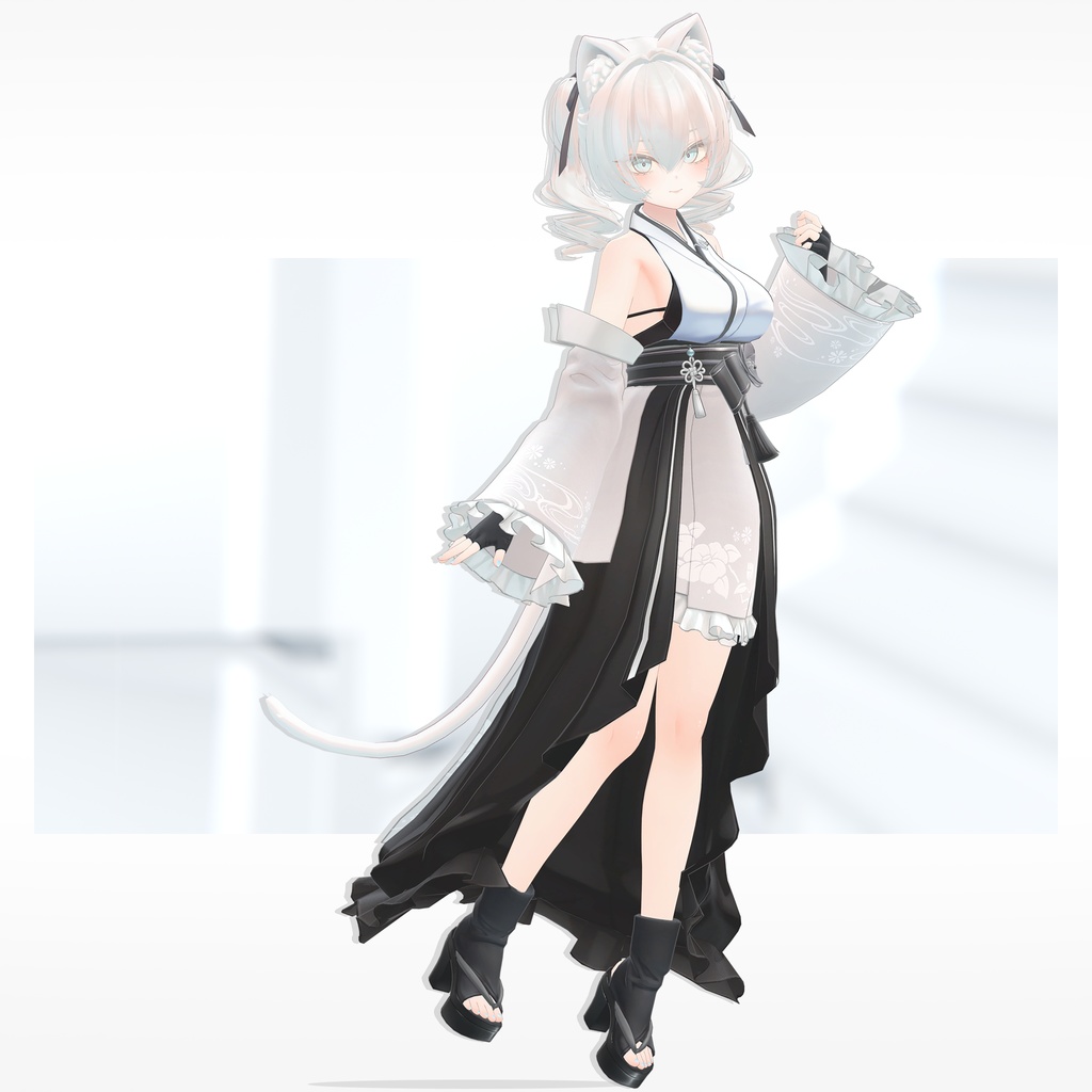 オリジナル3Dモデル「椿姫 -Tsubaki-」