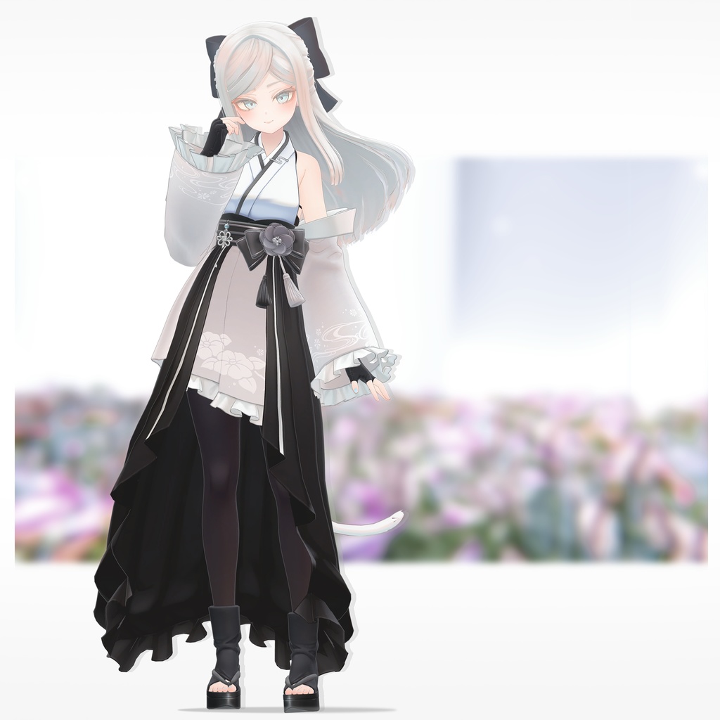 オリジナル3Dモデル「椿姫 -Tsubaki-」