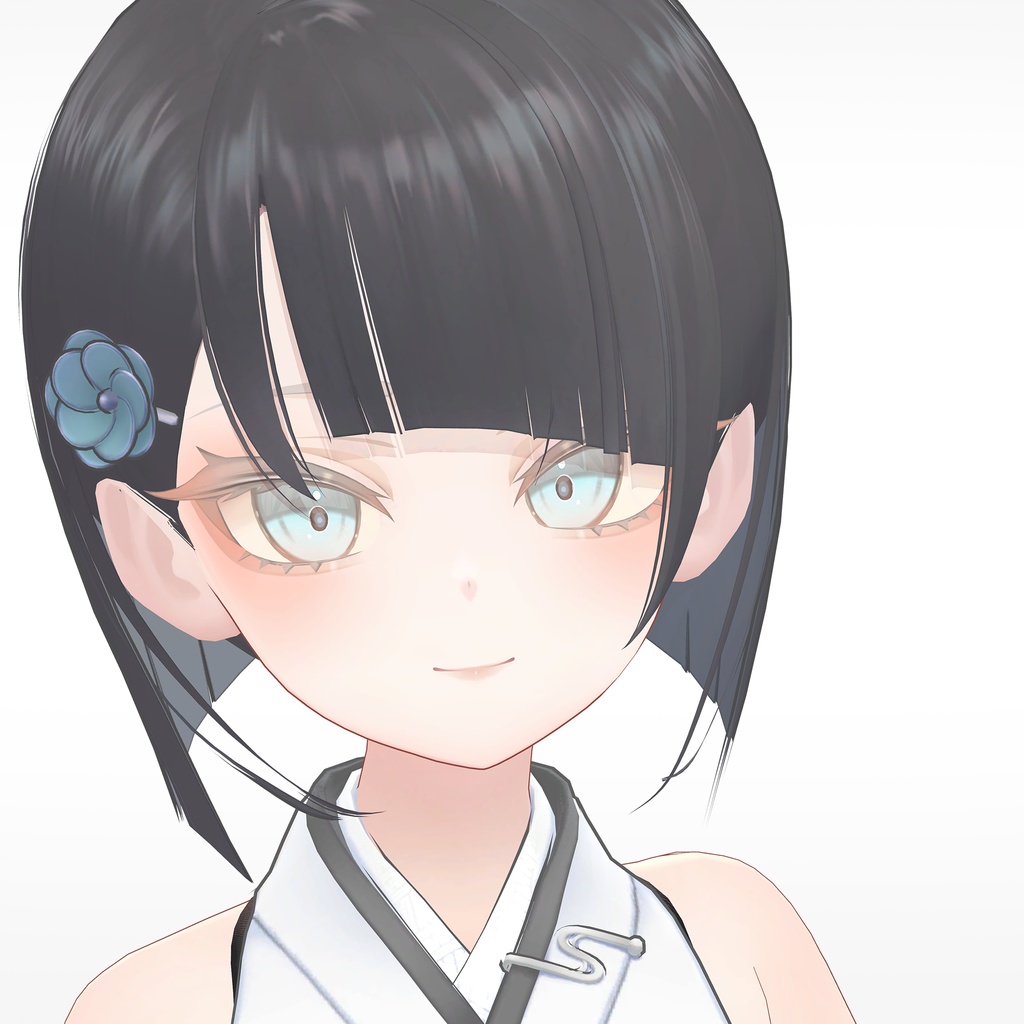 オリジナル3Dモデル「椿姫 -Tsubaki-」