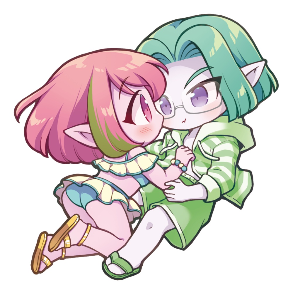 アサこも水面アクキー