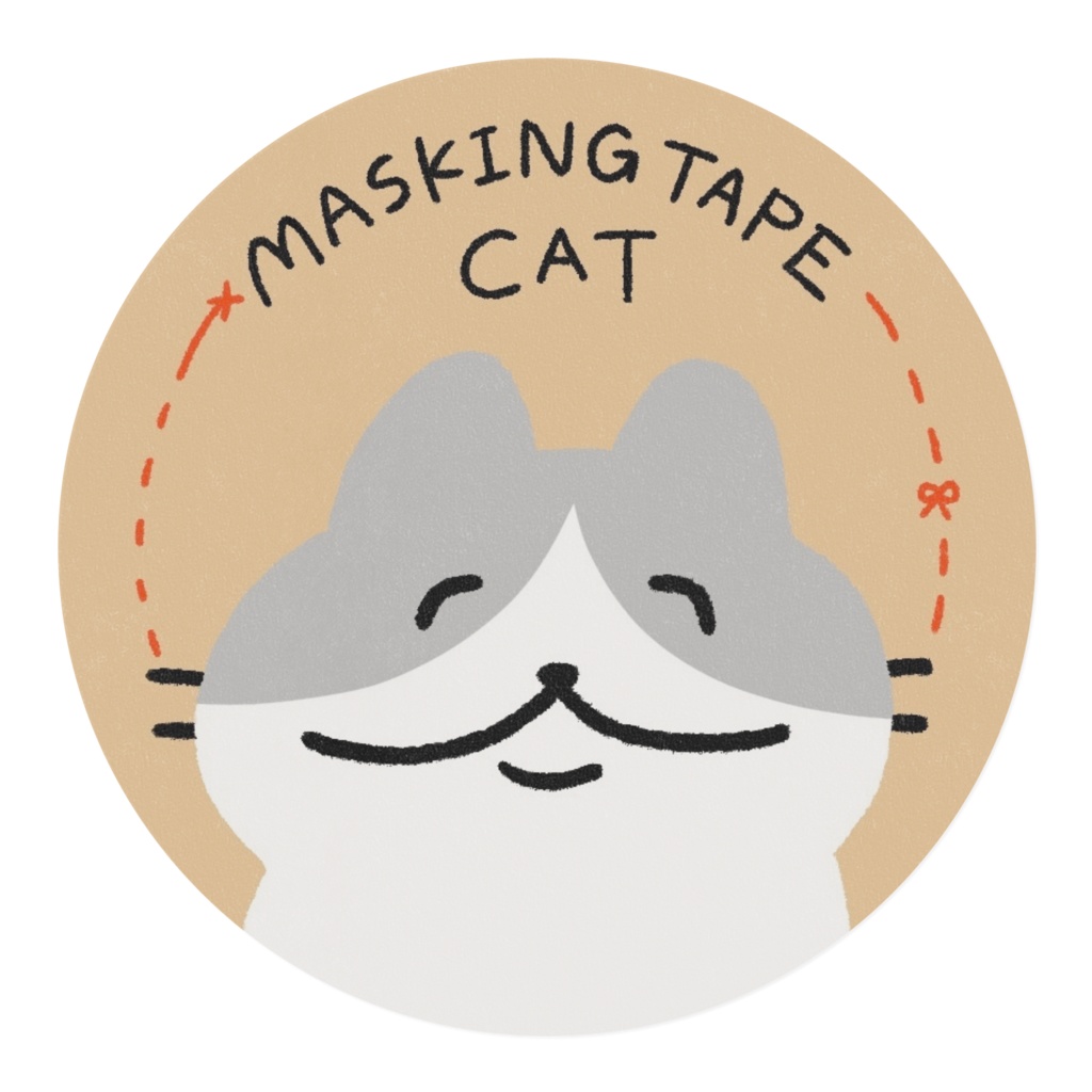 ねこマスキングテープ