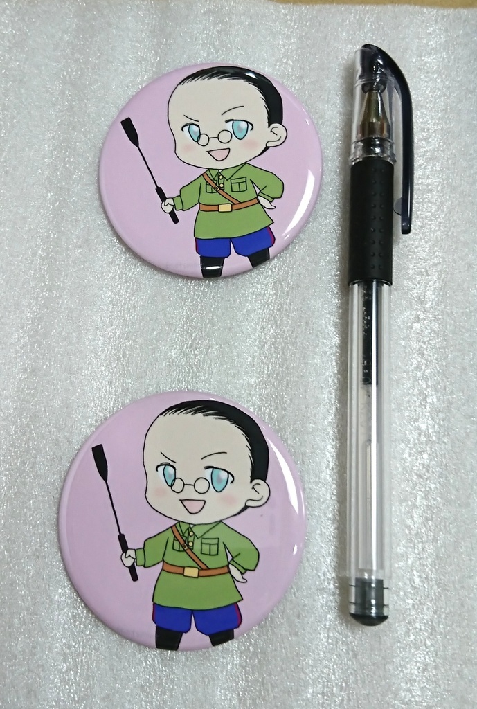 ベリヤ デフォルメ缶バッジ