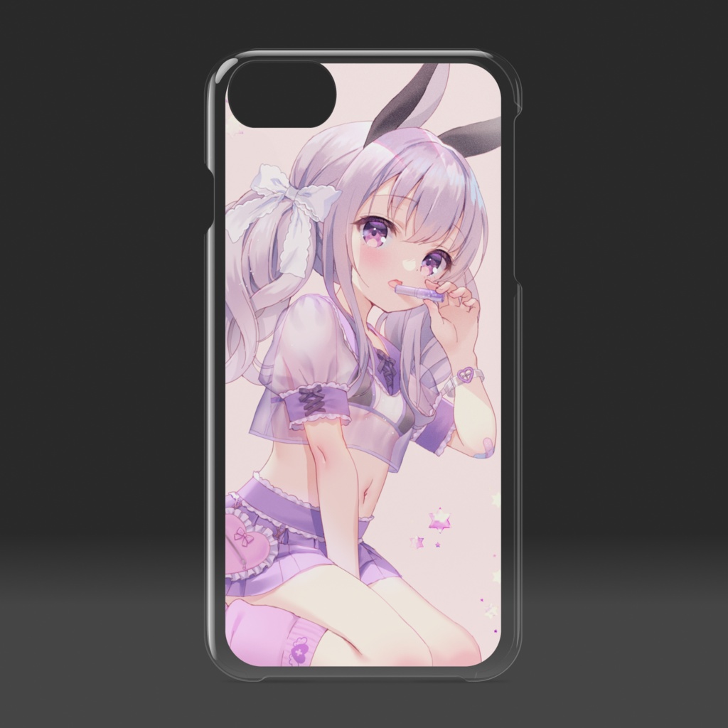 めるびなまつり2022 メルヴィナちゃんクリアiPhoneケース