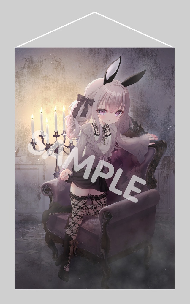 めるびなまつり2026　”Dark Coquette”タペストリー