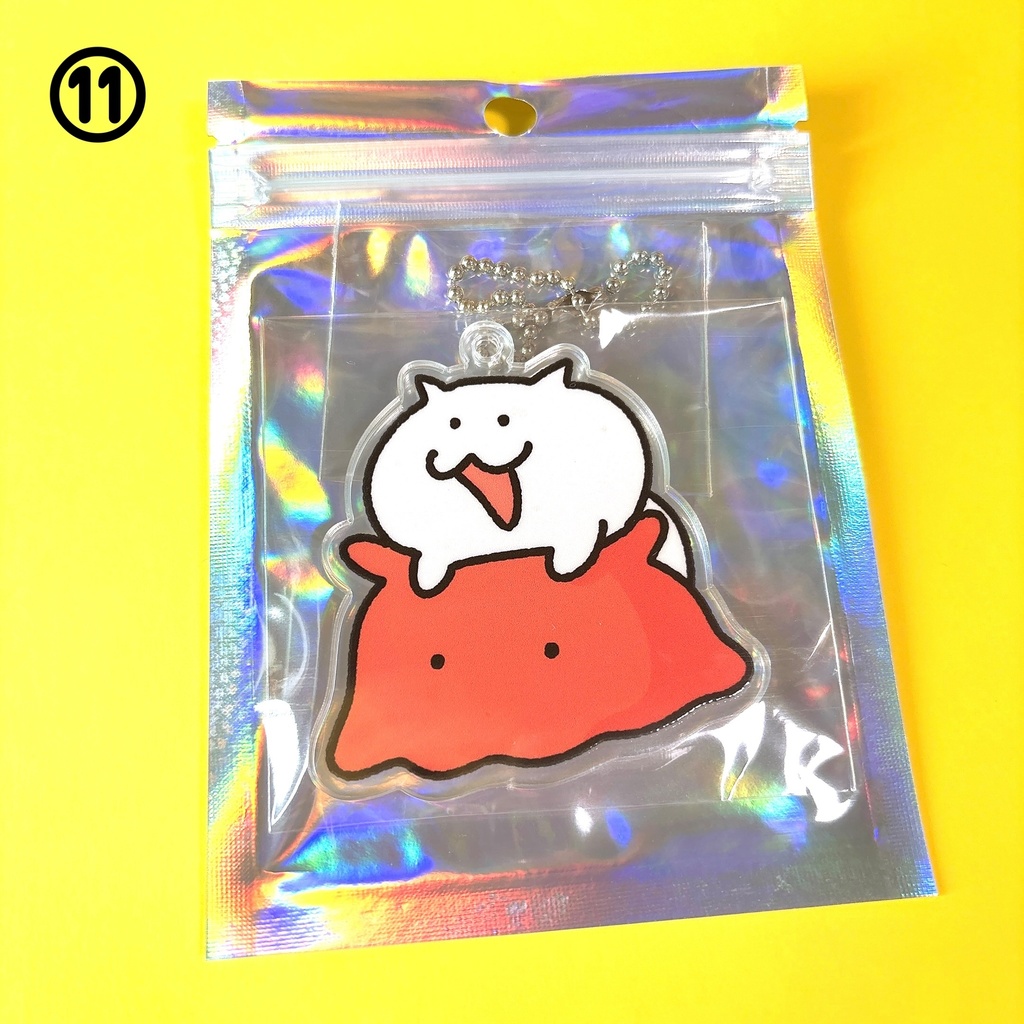 もちゆるアクキーたち