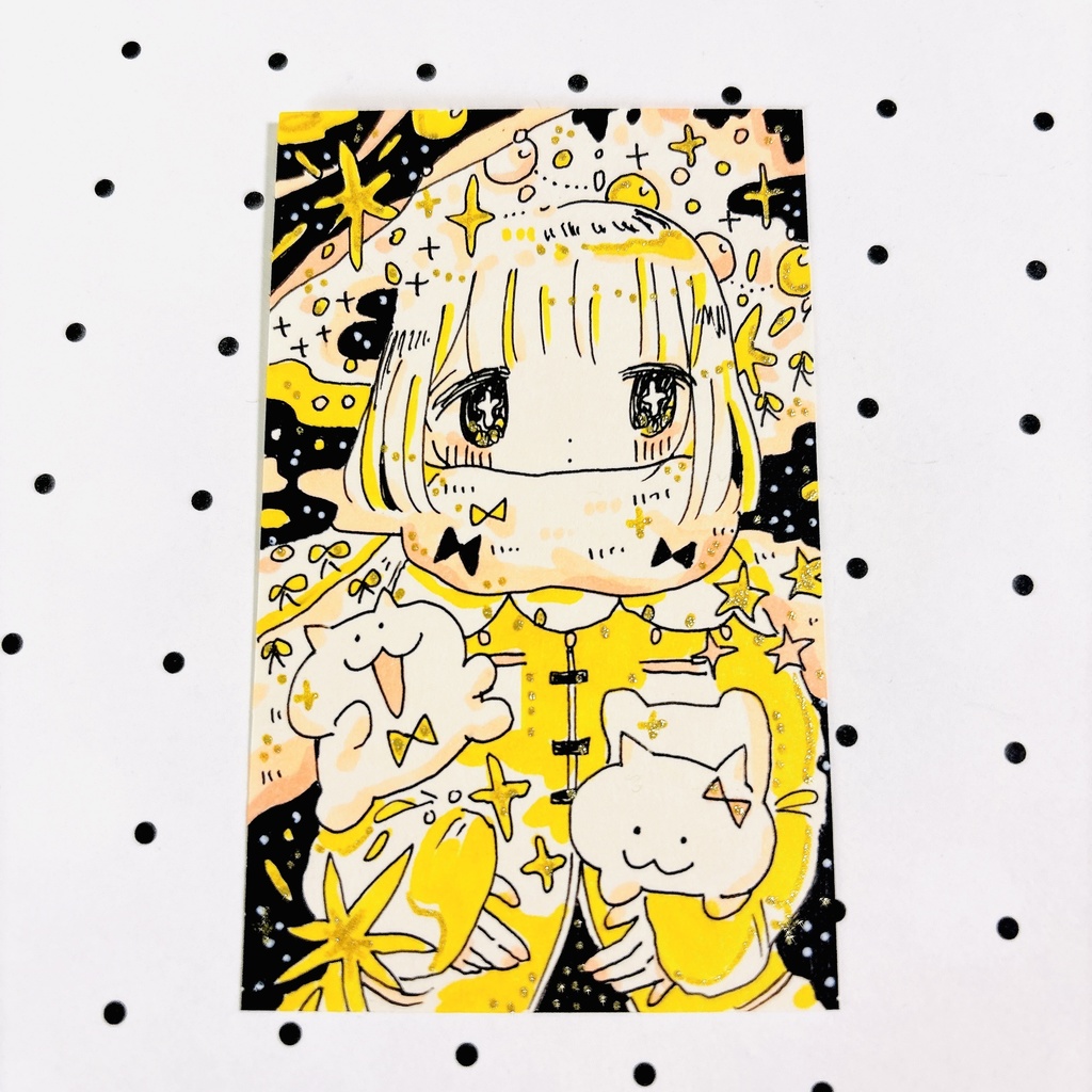 キラキラ冬ね原画