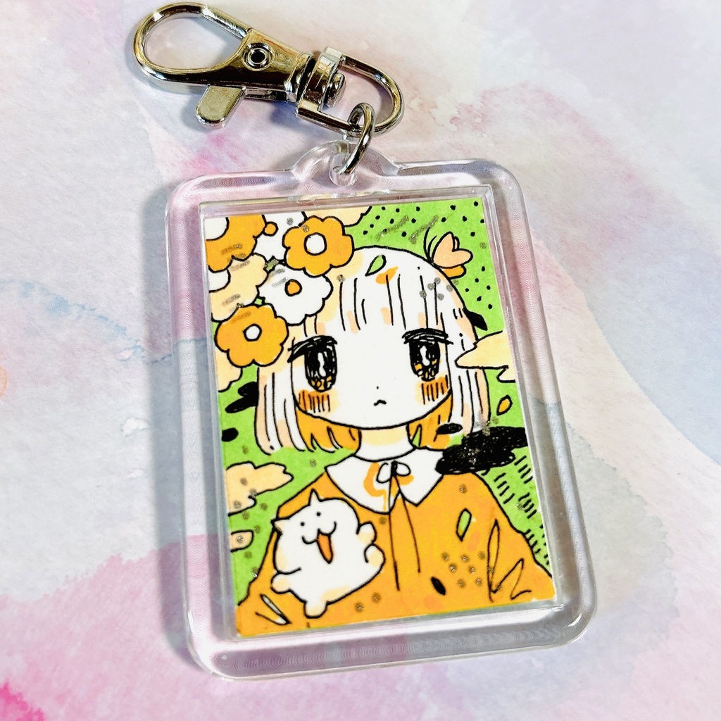キラキラ原画キーホルダー