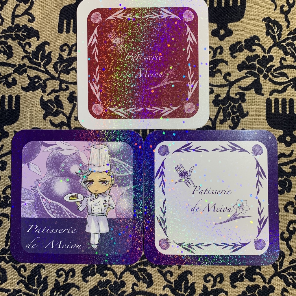 ハデスシェフのコースター3種セット