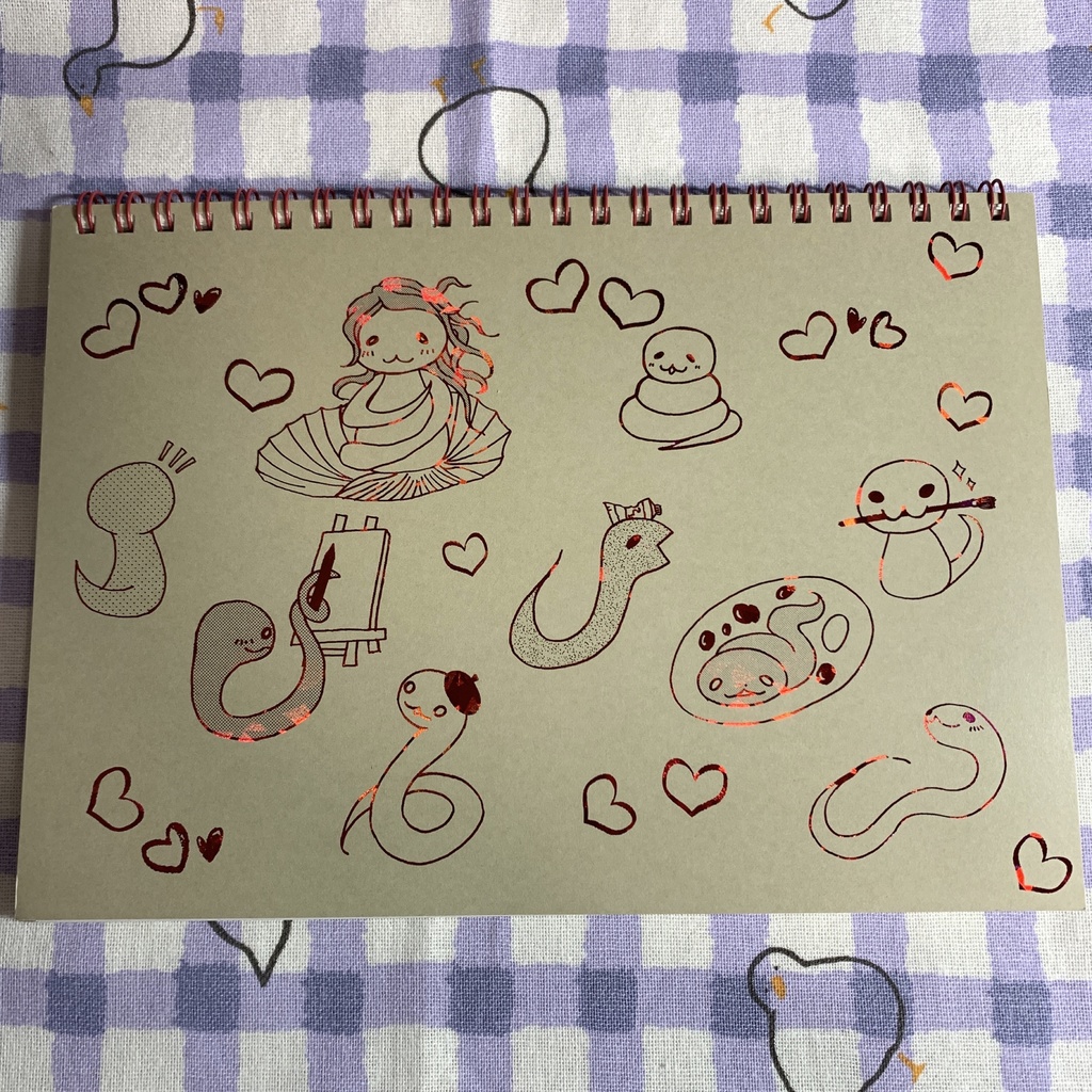 おえかきおへびのクロッキー帳