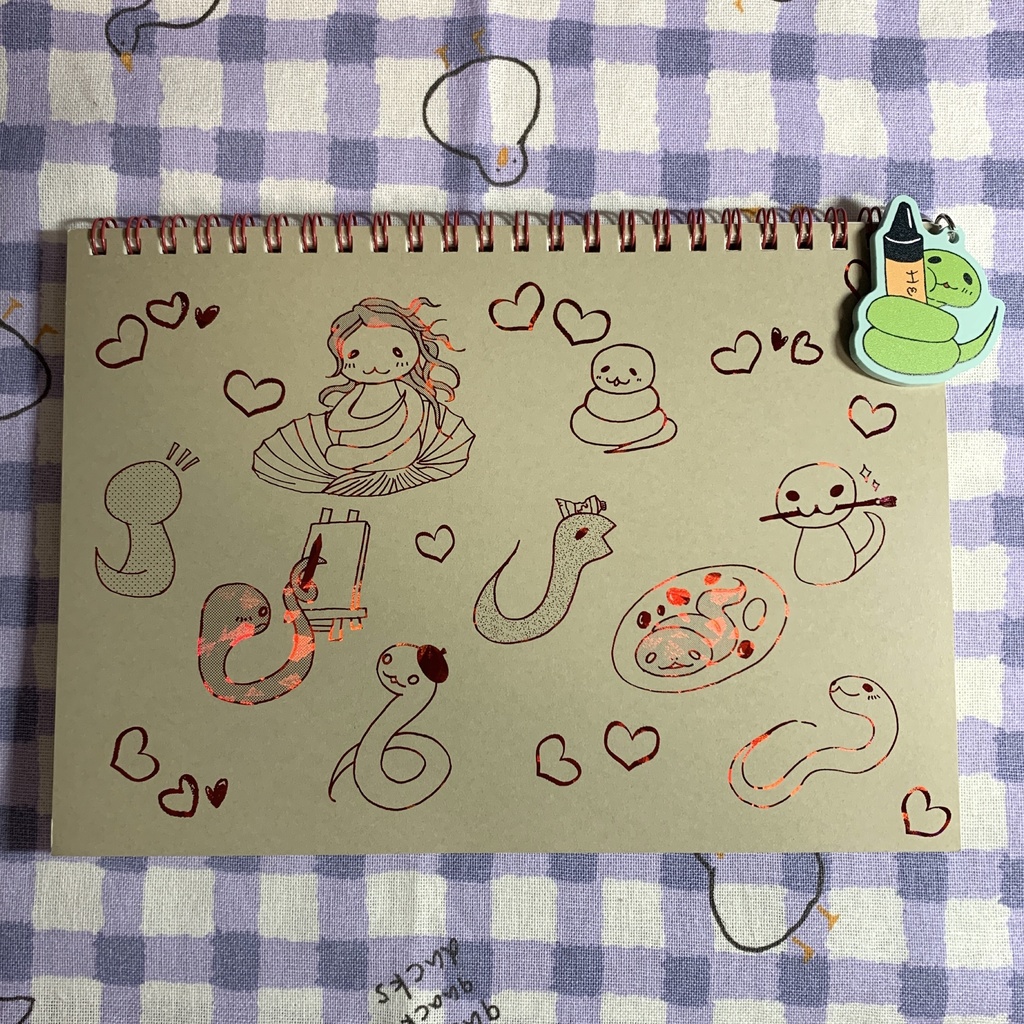 おえかきおへびのクロッキー帳