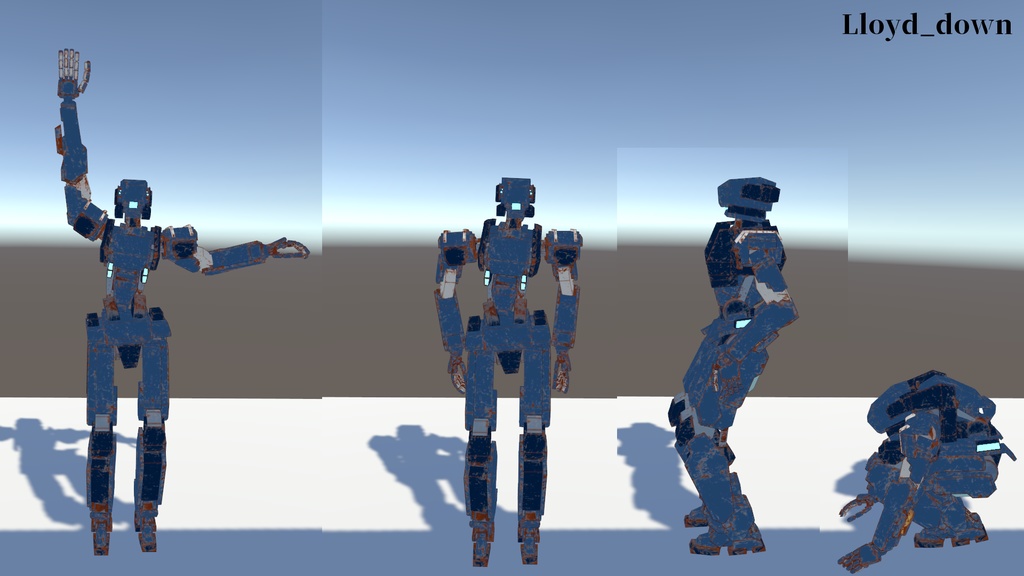 サポート終了【3Dモデル】零L型汎用アンドロイド Lloyd