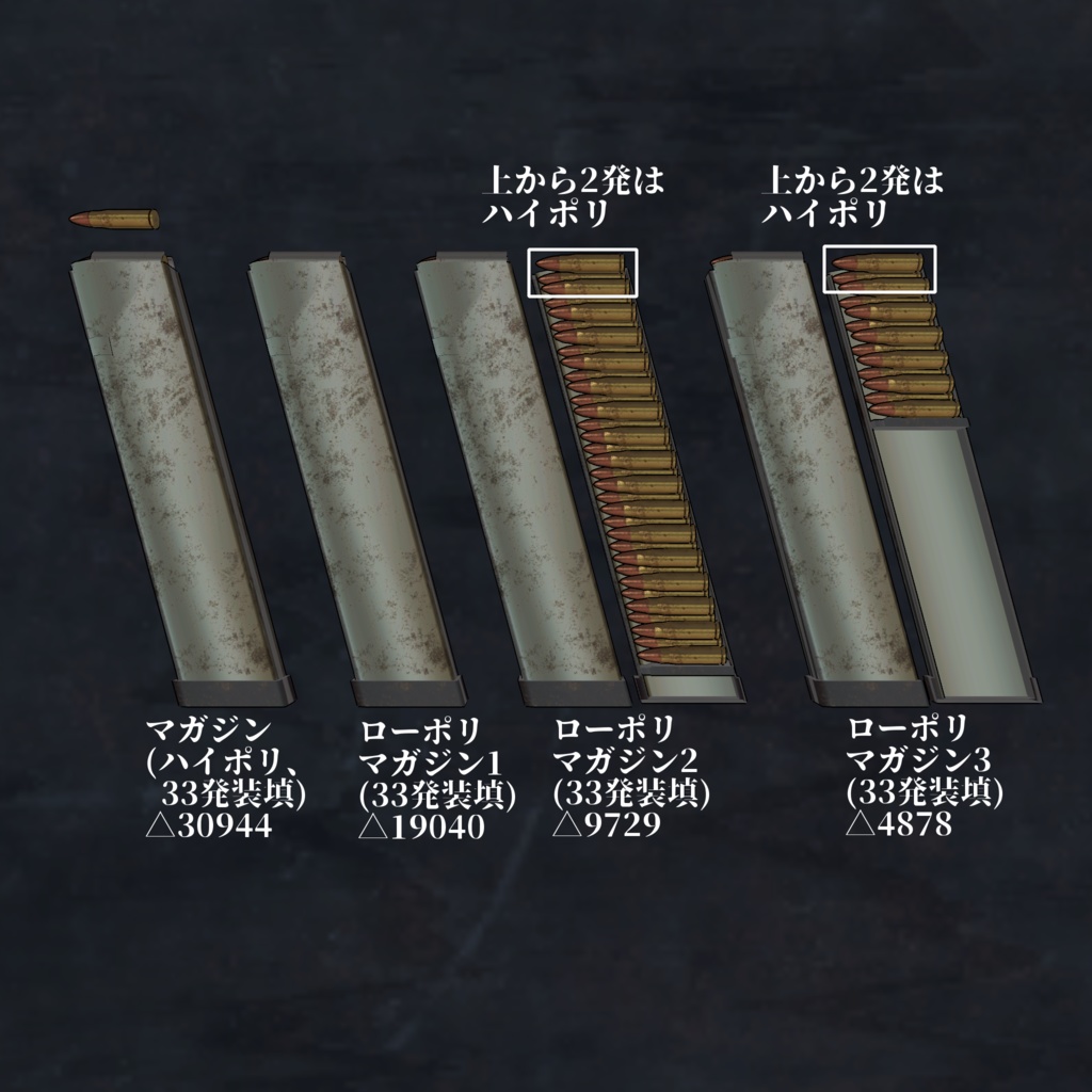 サポート終了【3Dモデル】ハンドガン DW70H