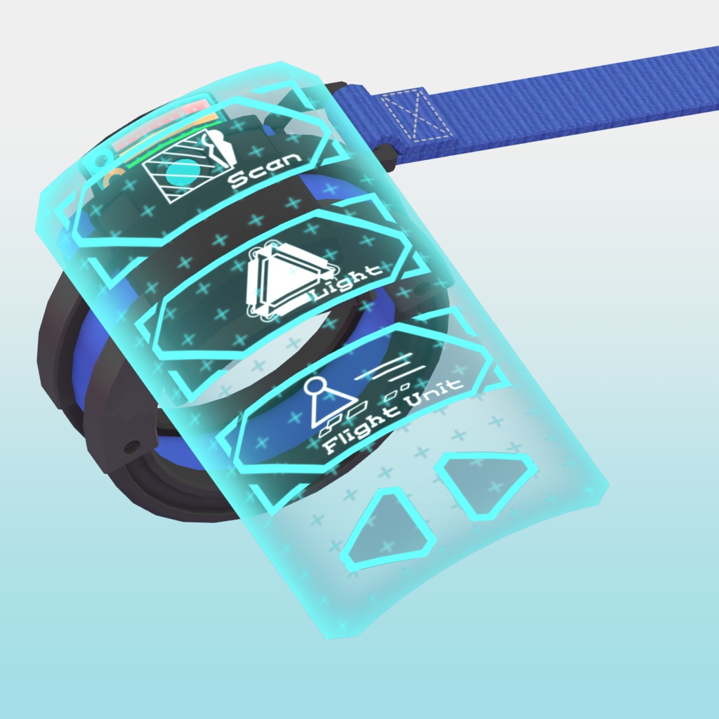 【3Dモデル】RingBand-リングバンド【多機能ギミックつき】