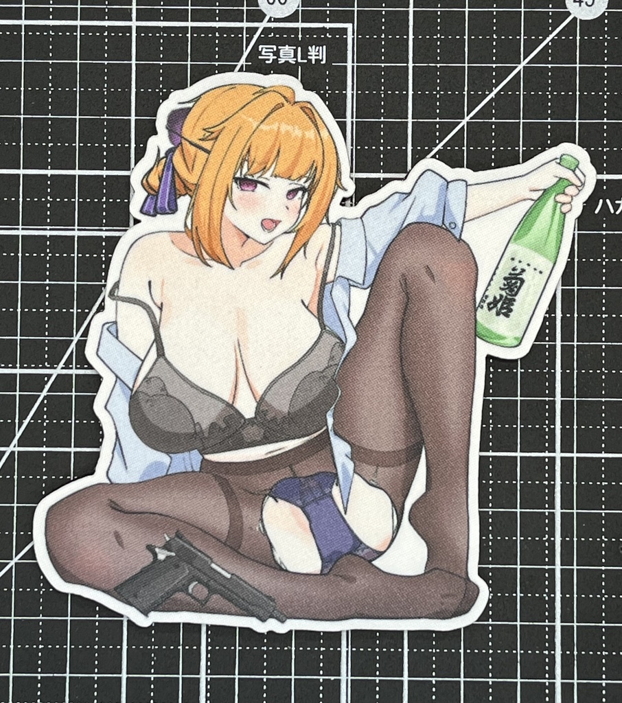 ドルフロ　パッチ　プリントワッペン　グリズリー