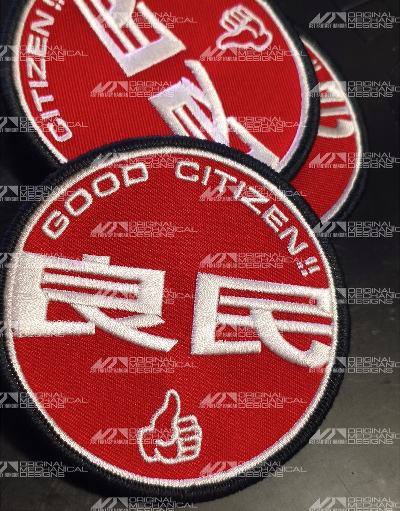 AST21コラボ　「良民 GOOD CITIZEN」　刺繡ワッペン