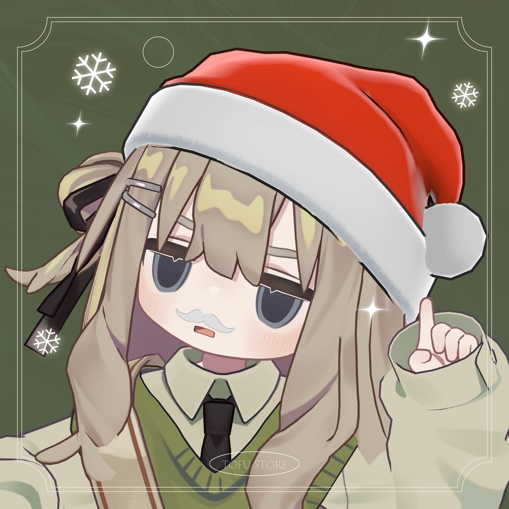 サンタ帽&ひげ for キプフェル