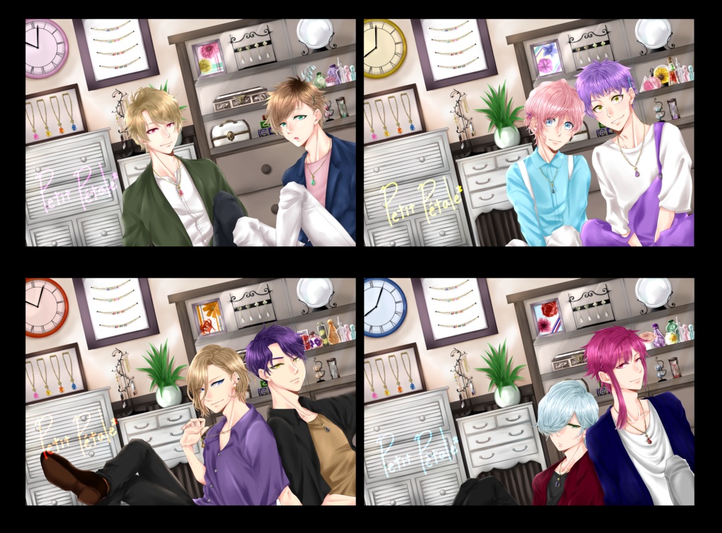 春夏秋冬ポストカードセット